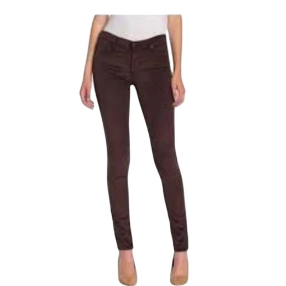 Ag Adriano Goldschmied Brown Super Skinny Ankle Legging Corduroy Pants 30 NWOT